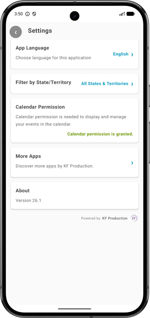 Australia Calendar on Android, screenshot 8