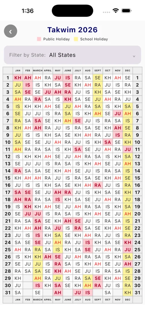 Lunar Calendar & Holidays on iPhone, screenshot 8