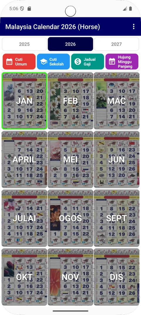 Malaysia Calendar on Android, screenshot 8