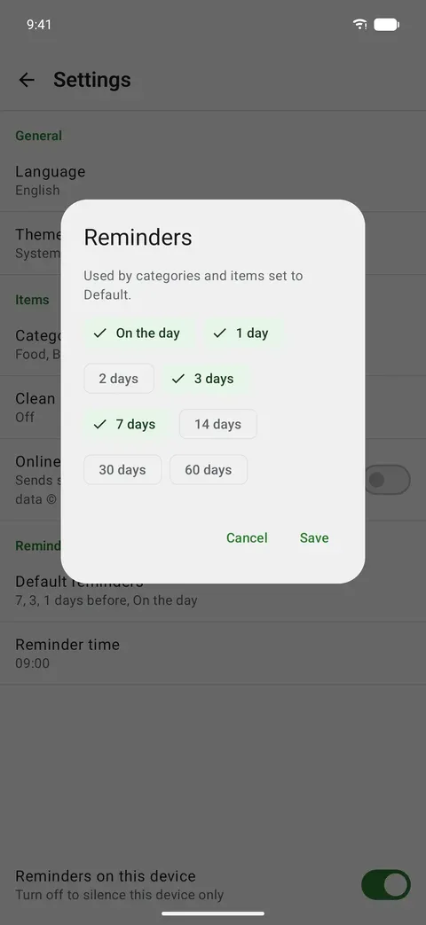 Shelfbell on Android, screenshot 5