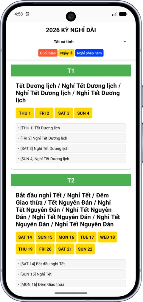 Vietnamese Calendar on Android, screenshot 7